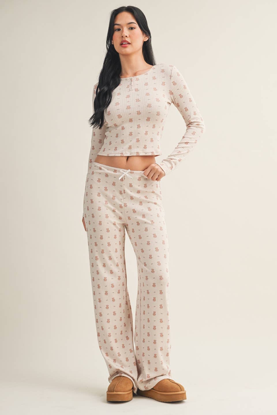 Beary Sweet Pointelle Set