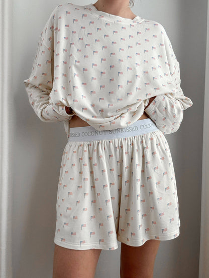 Patriotic American Flag Shorts