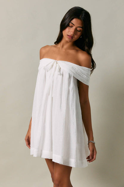 Gaia Bow Mini Dress