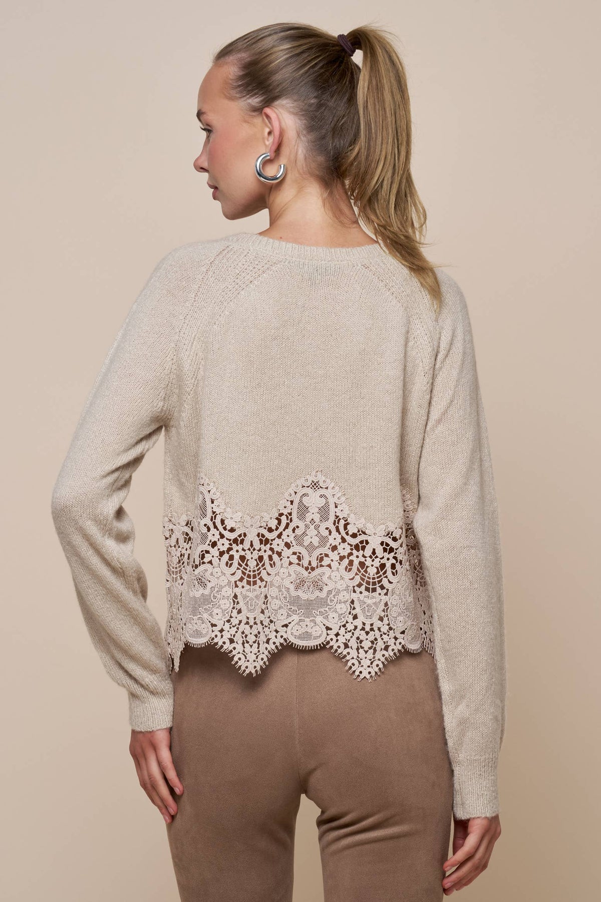 Helen Lace Crochet Cardigan