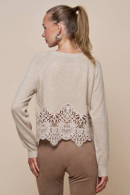 Helen Lace Crochet Cardigan