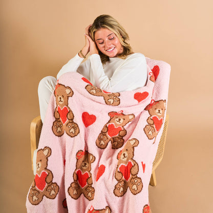 Teddy Bear Hugs | Cozy Dreams Luxe Blanket