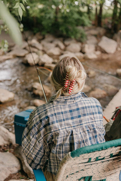 Stripe Girl Hair Claw