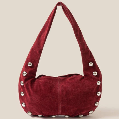 Kylie Studded Shoulder Bag
