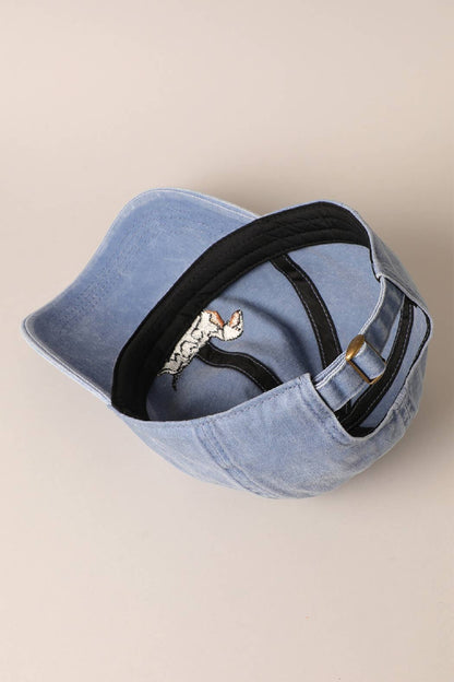 Dachshund Embroidered Cap