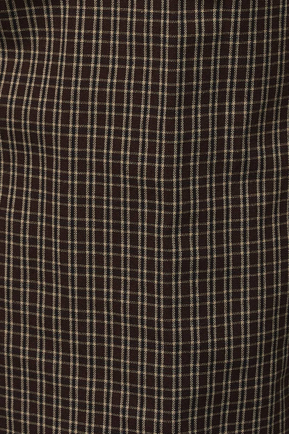 Espresso Gingham Set
