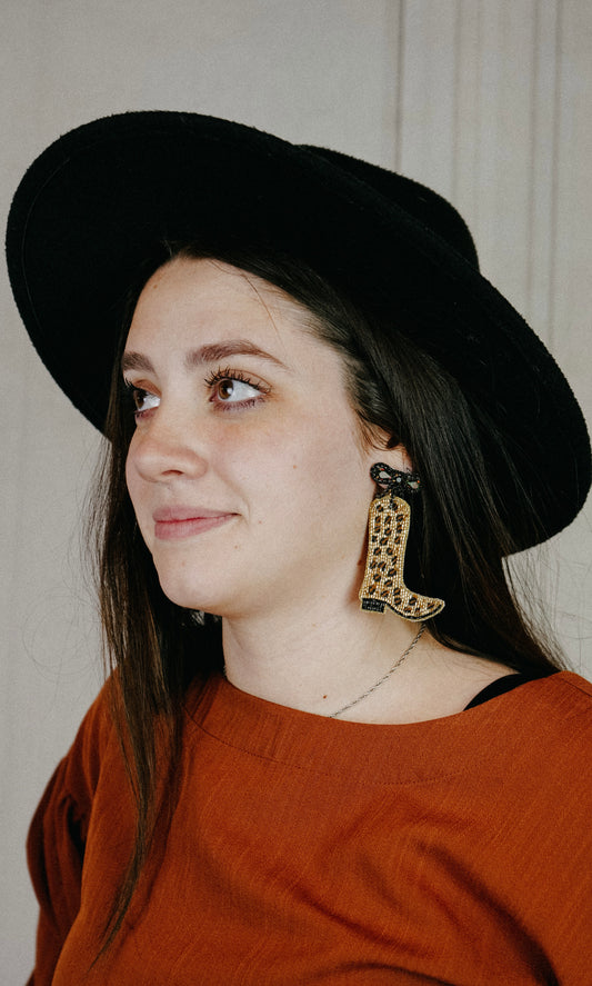 Safari Boot Earrings