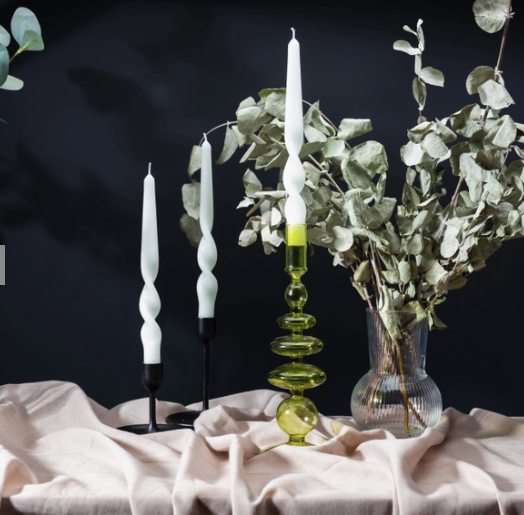 Liz Twist Taper Candle Set