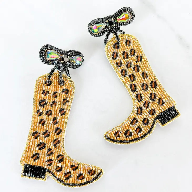 Safari Boot Earrings
